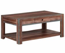 Coffee Table Solid Wood Vintage 88x50x38 cm