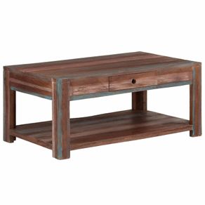 Coffee Table Solid Wood Vintage 88x50x38 cm