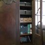 antique solid wood display cabinet Image 5