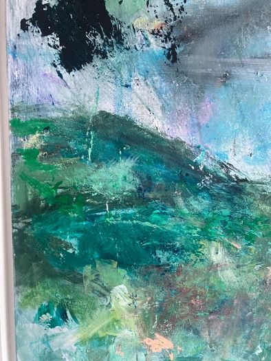 Large Original Painting Original Irish Landscape Framing Option The Wicklow Way Irish Valley Art Wicklow Dublin Kerry Original Irish Art