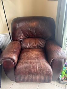 free leather recliner