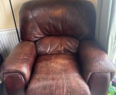 free leather recliner