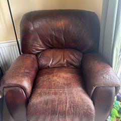 free leather recliner