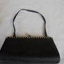 Black Satin Evening Purse for Sale Image 5