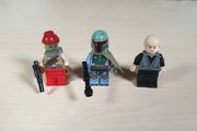 Lego Star Wars Boba Fett Luke skywalker Kithaba minifigures from set 9496 desert Skiff