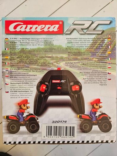 Carrera Mario Kart. Remote Control Quad bike  1:20 scale.