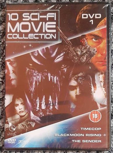 Sci-Fi Movie Collection Timecop / Black Moon Rising / The Sender (Sealed)