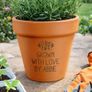 Personalised Gardening Terracotta Plant Pot Image 4