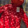Mini Club Red Polka Dot Fleece-Lined Hooded Raincoat/Winter Coat Image 2