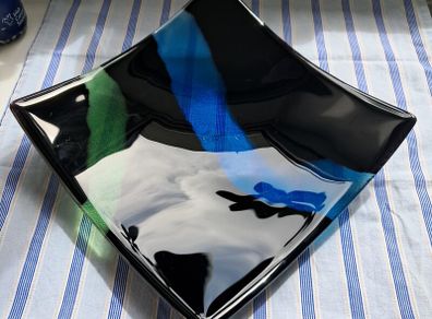 Beautiful glass bowl.