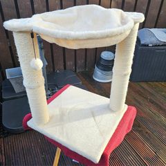 Cat Hammock with Scratching Posts