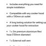 Universal Cooker Hood Ducting Kit Image 3