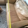 set of 2 two sofas beige brawn , tan, creamy, camel,  carmel, sand natural real leather bargain Image 9