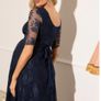 Tiffany Rose Maternity and Breastfeeding Dress Midnight Blue 12 Image 9
