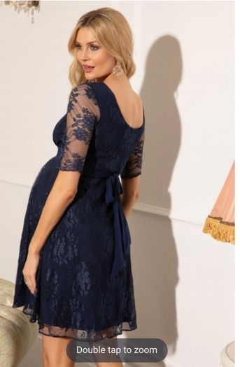 Tiffany Rose Maternity and Breastfeeding Dress Midnight Blue 12