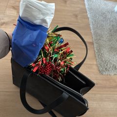decoration home stuff and bag together