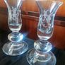 2 Crystal Candle Holders Image 2