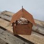 Corten steel hanging bird feeders Image 3