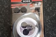BNIB Ross Earbud Headphones with Case