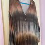 Fab Pull & Bear (Zara Group) Khaki Tie Dye Shirt Size XL UK 14 Image 2