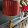 1950's Art Deco Style Brass Table Lamp Image 9
