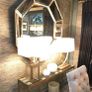Large Gold Wall hanging Mirror Image 5