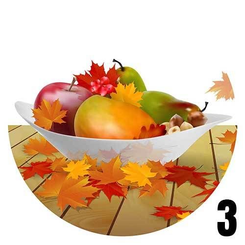 Round Mouse Pad in High-Resolution Print Autumn Theme or Personalised Next Day Dispatch