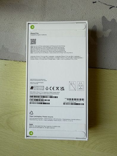 Apple IPhone 17 Pro 256 Blue