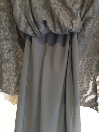 new designer maxi dress leopard print with tag