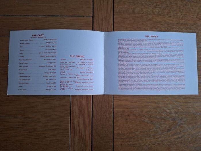 1970 Five Easy Pieces Pressbook Press Kit Photos Jack Nicholson