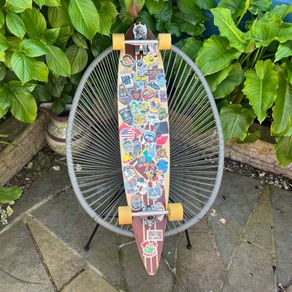 Longboard- Two Bare Feet with Bones Reds Bearings