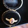 10 ct gold ring  with  Natural Amethyst stone and Diamonds Image 7