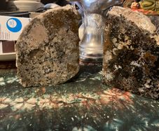 Mineral stone bookends free postage