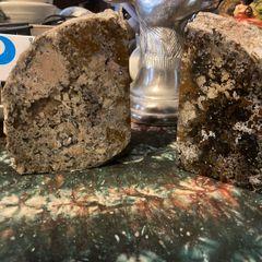 Mineral stone bookends free postage