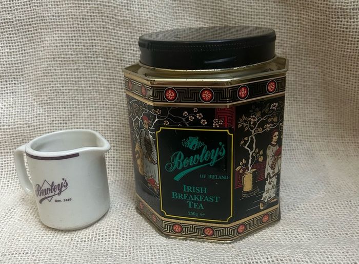 Dublin advertising  Tea Caddy and Jug