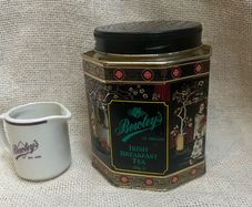 Dublin advertising  Tea Caddy and Jug