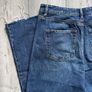 Stradivarius High Waisted Wide Leg Jeans Blue - Size EU 40 / UK 12 Image 7