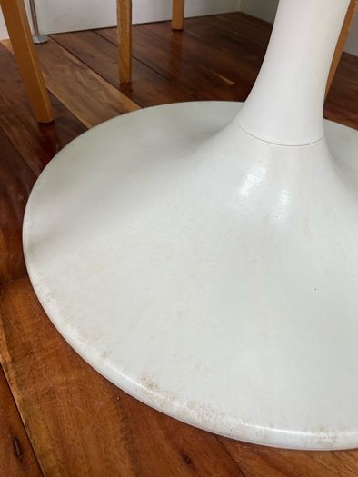 IKEA Docksta Round Table & 4 Chairs with Covers