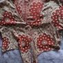 New Yorker Burgundy Red Bandana Print Tie-Front Cropped Top Worn Once Image 5