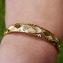 18K-GP gold plated Yellow Gold Bangle Bracelet Image 4