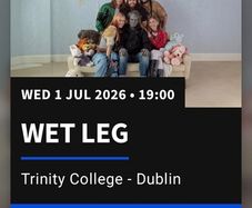 Wet Leg concert ticket