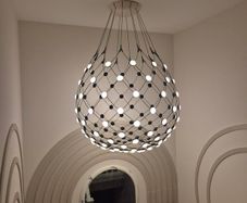 Authentic Luceplan Mesh  Pendant Light  Francisco Gomez Paz Design