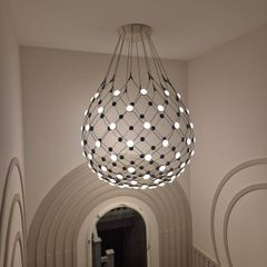 Authentic Luceplan Mesh  Pendant Light  Francisco Gomez Paz Design