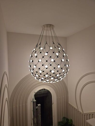 Authentic Luceplan Mesh  Pendant Light  Francisco Gomez Paz Design