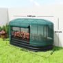 Galvanised Raised Garden Bed Kit with Self Watering System and Mesh Cover, Garden Boxes, 6x3F Image 2