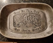 Vintage Pewter York plate