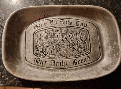 Vintage Pewter York plate
