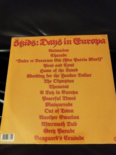 Skids Days in Europa 2lp