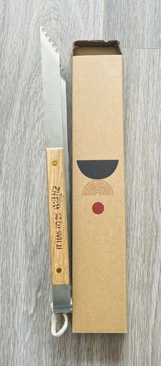 BRAND NEW BBQ Tongs 39.5cm - Food-Safe Stainless Steel with Long Handle