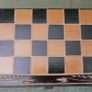 Vintage 8" Handmade Chess Board Image 2